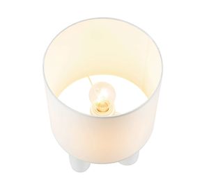 Lámpara mesa Curvy blanco 60W E27 1L