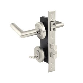 Cerradura embutida 1080960RR+I plata