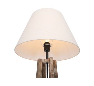 Lámpara pie E27 1L Atrel natural