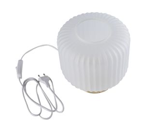 Lámpara sobremesa E27 1L blanco/gold