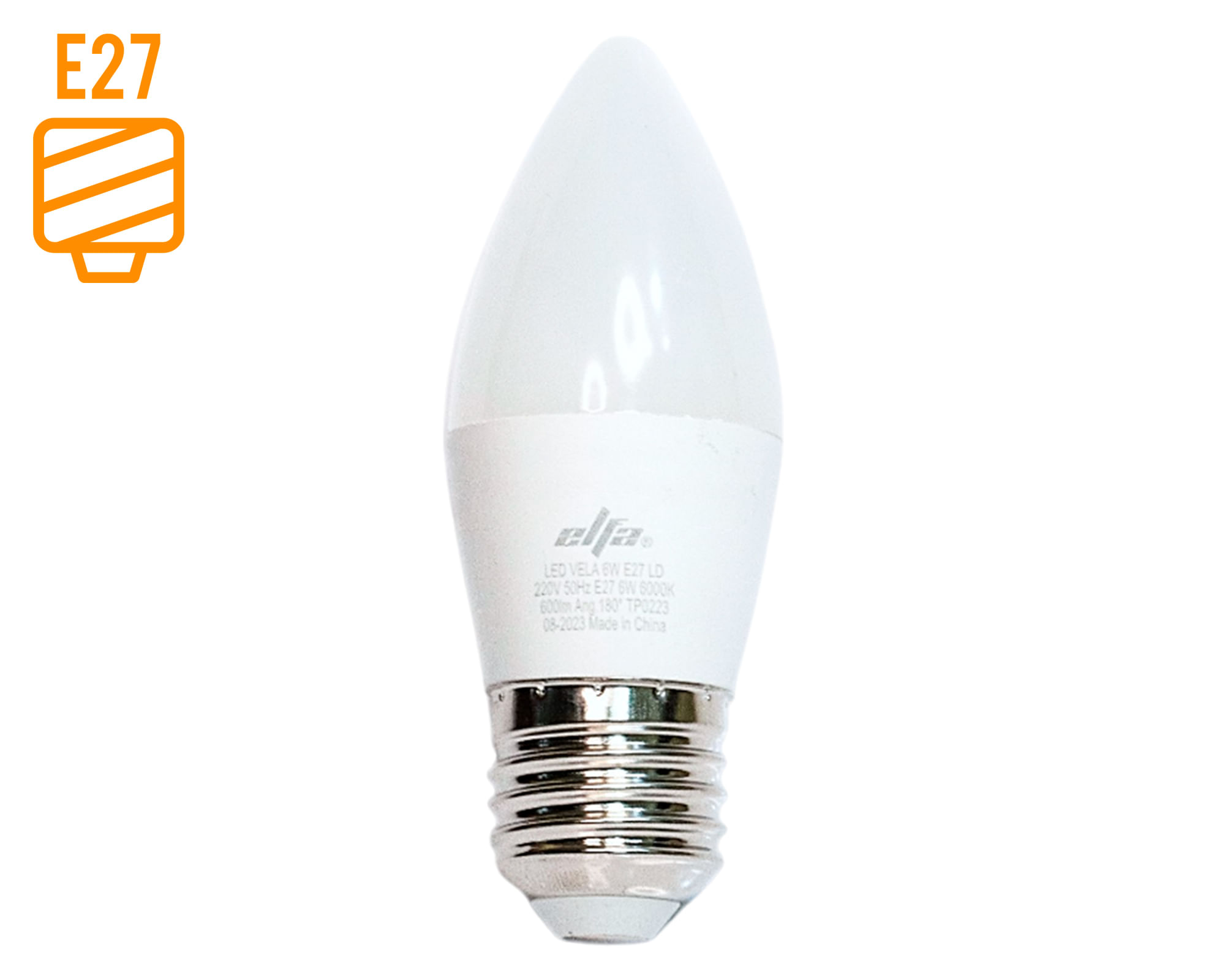Ampolleta Led 6000K E27 Luz Día 6W