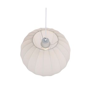 Lámpara colgar 1L Globo tela