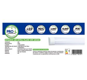 Canoa LED 18W 60 cm 1L luz fría blanco