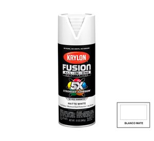 Pintura en spray Fusión white mate 340 ml