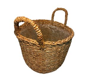 Macetero canasto 33 cm Delhi natural