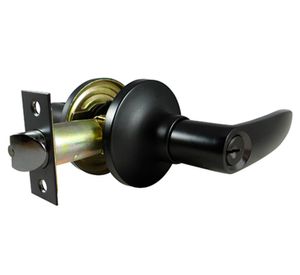 Cerradura embutida dormitorio/oficina AD44+NS negro