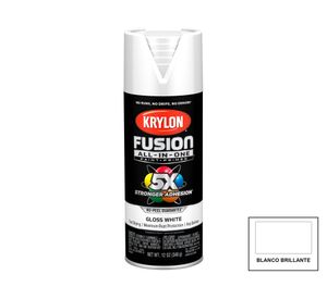 Pintura en spray Fusión Gloss white 340 ml