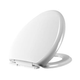 Asiento WC cierre suave elongado blanco