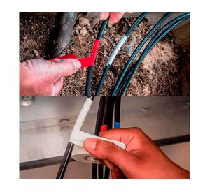 Pack 4 cintas eléctricas Temflex 165 surtido