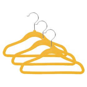 Colgante infantil Terciopelo amarillo 3 unidades