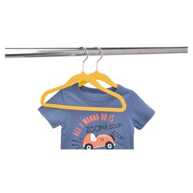 Colgante infantil Terciopelo amarillo 3 unidades