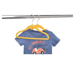 Colgante infantil Terciopelo amarillo 3 unidades