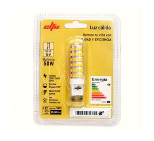 Ampolleta Led 5W G9 luz cálida