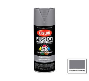 Pintura spray 340 ml Fusion 5X gris mate