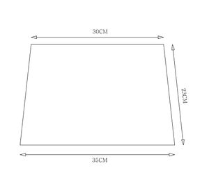 Pantalla lámpara blanco 35 cm