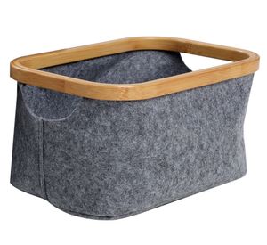 Canasto perfil bambú 18x33x23 cm