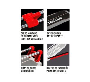 Cortadora cerámica 12 mm TEK 1000