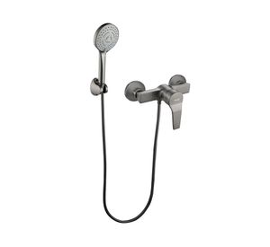 Monomando de ducha Compass gun metal