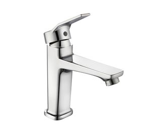 Monomando lavamanos Compass coolstart gris cromado