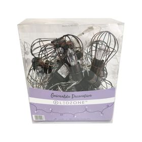 Guirnalda decorativa luz cálida Marina cobre