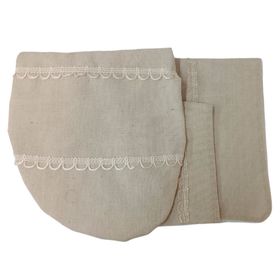 Cortina baño microfibra crea crudo