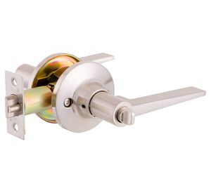 Cerradura tubular con manilla oficina/dormitorio Milano FX níquel satinado