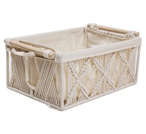 Canasto Macramé 12x28x21 cm