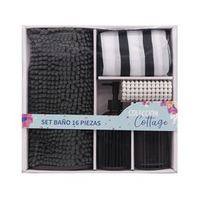 Set baño humo 16 piezas