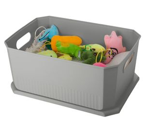 Caja organizadora Octagonal gris 15 litros