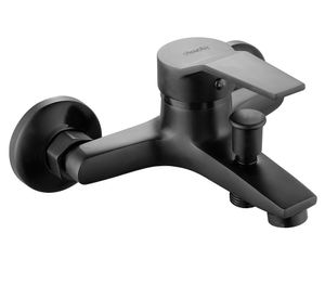 Monomando tina ducha Compass negro mate