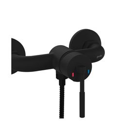 Monomando ducha Amalfi Negro Mate