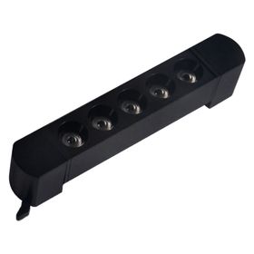 Foco LED riel dirigido 10 W 1 luz neutra negro
