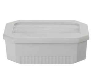 Caja organizadora Octagonal gris 4 litros