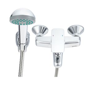 Monomando de tina ducha Legge gris cromado