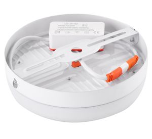 Foco sobrepuesto 18W 12 cm luz cálida Redondo blanco