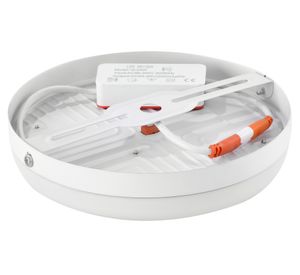 Foco sobrepuesto led redondo 36W 22 cm luz cálida blanco