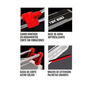 Cortadora cerámica 12 mm TEK 630