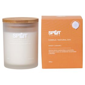 Vela aromática de soya natural sweet caramel 220 g