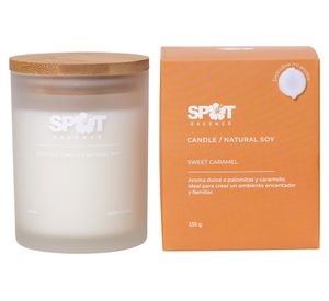Vela aromática de soya natural sweet caramel 220 g