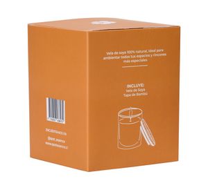 Vela aromática de soya natural sweet caramel 220 g