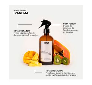 Aromatizador spray ámbar Ipanema 500 ml