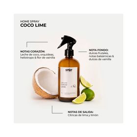 Aromatizador spray ámbar coco lime 500 ml
