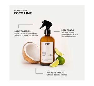 Aromatizador spray ámbar coco lime 500 ml