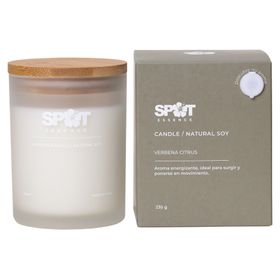 Vela aromática de soya natural verbena citrus 220 g