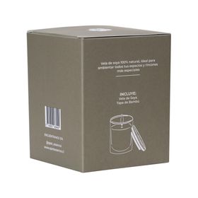 Vela aromática de soya natural verbena citrus 220 g
