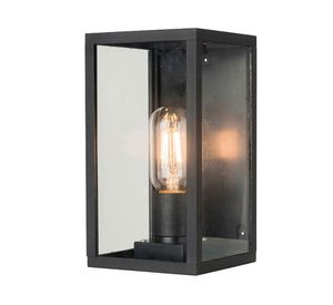 Aplique muro Varina E27 1L negro