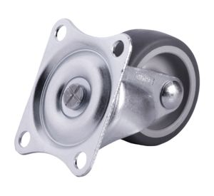 Rueda carga 38 mm compacta placa