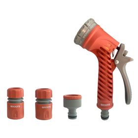 Pistola riego + acoples Atacama apricot