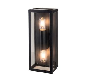 Aplique muro Varina E27 2L negro