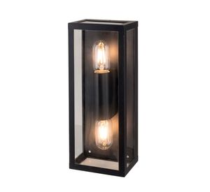 Aplique muro Varina E27 2L negro